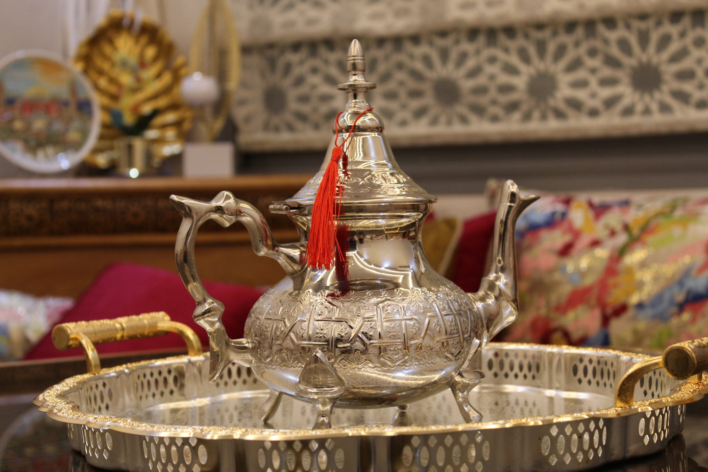 Théière traditionnelle “Benladen” – Style marocain classique