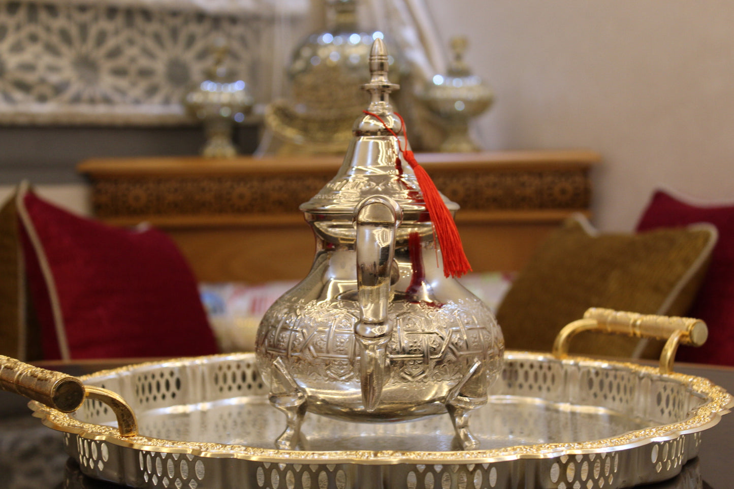 Théière traditionnelle “Benladen” – Style marocain classique
