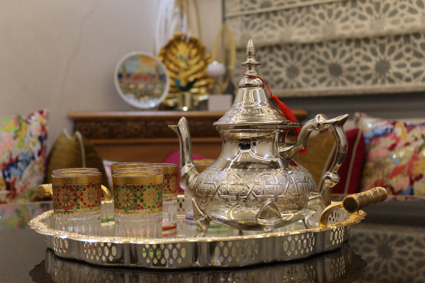 Théière traditionnelle “Benladen” – Style marocain classique