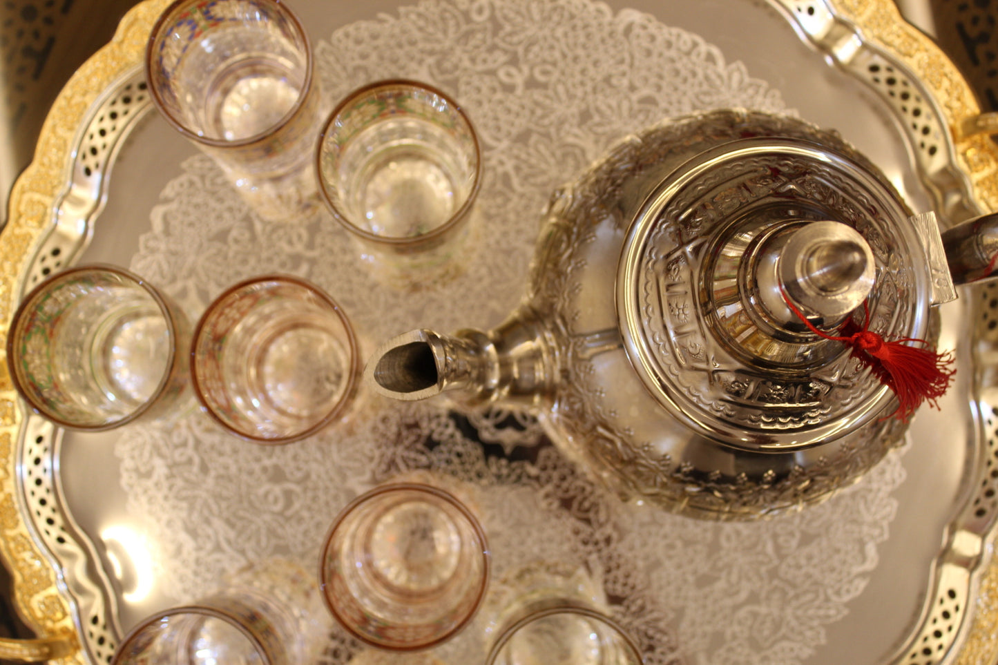 Théière traditionnelle “Benladen” – Style marocain classique