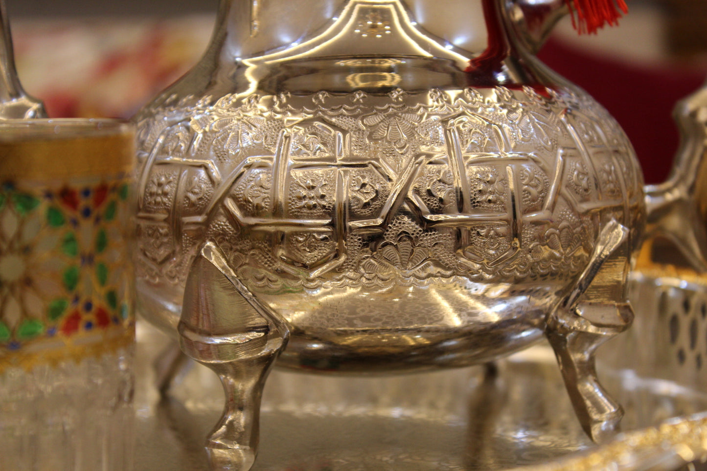 Théière traditionnelle “Benladen” – Style marocain classique